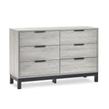 Bali 6 Drawer Wide Chest - Grey Oak
