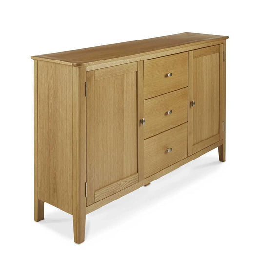 Bath Oak Large Sideboard | 140cm Storage Cabinet