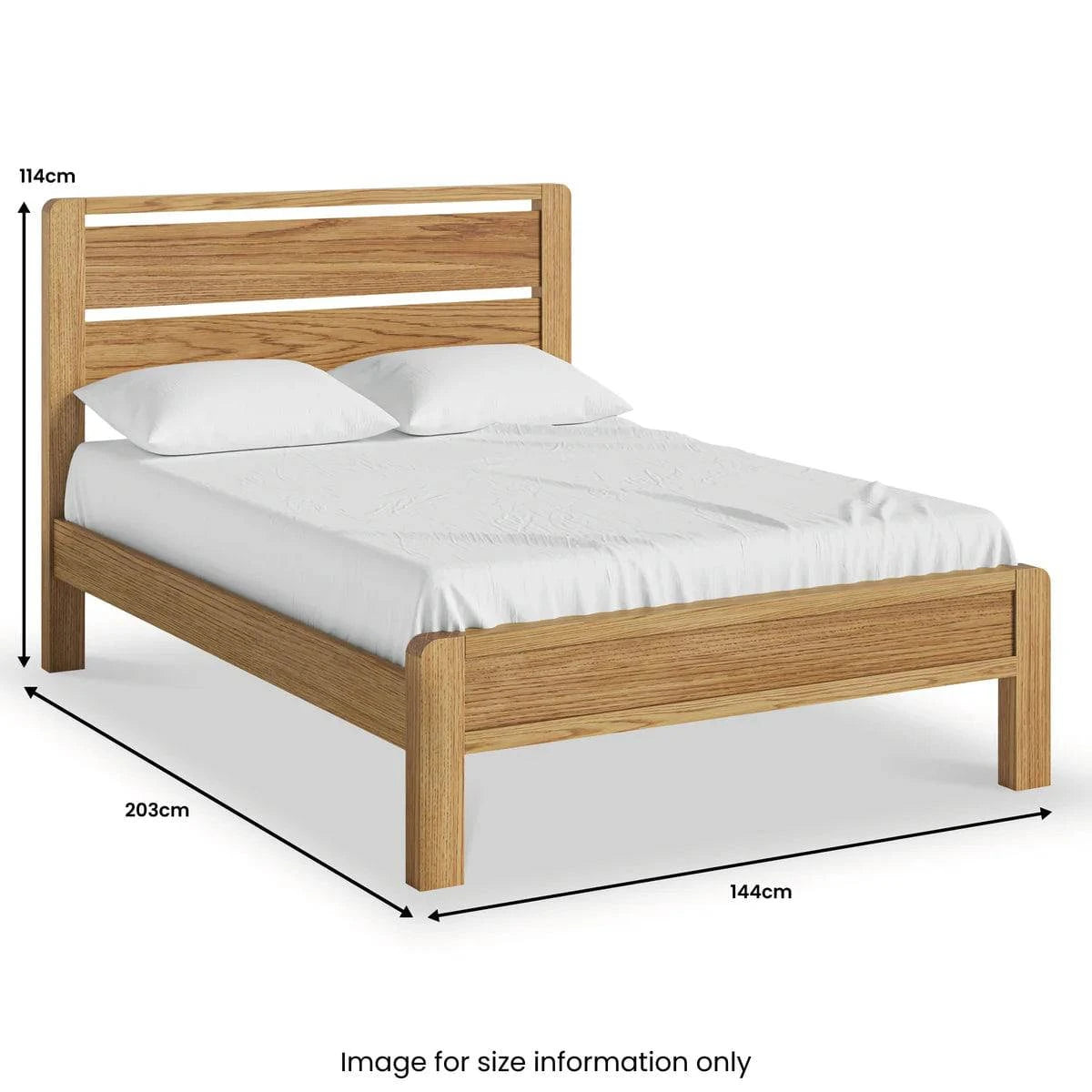 Bergen Solid Oak Bed Frame