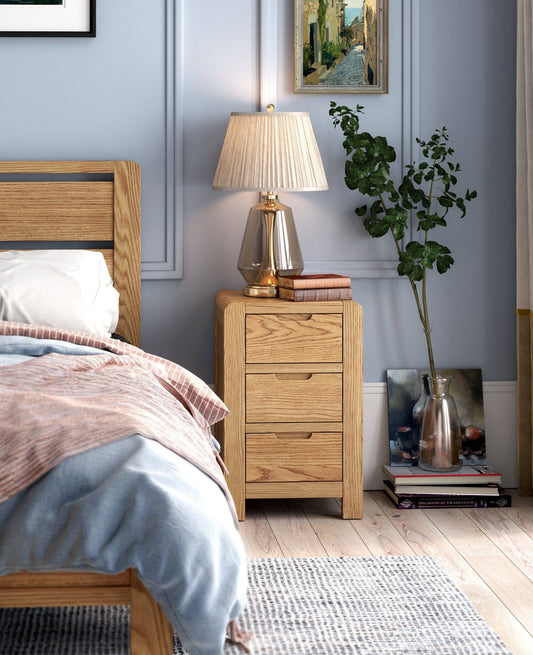 Bergen Solid Oak Bedside Table