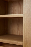 Bergen Solid Oak Tower Unit Bookcase for Office