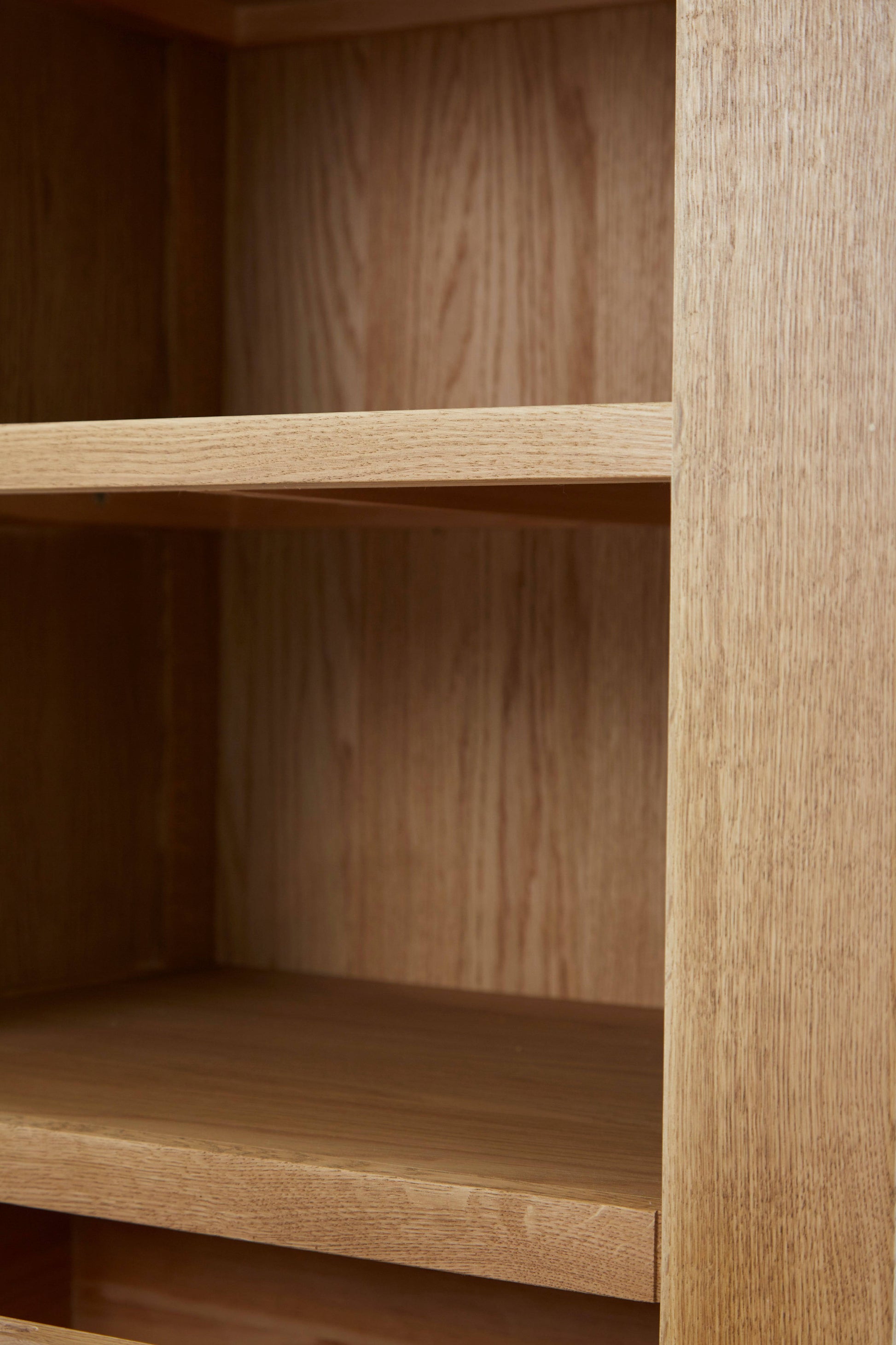Bergen Solid Oak Tower Unit Bookcase for Office