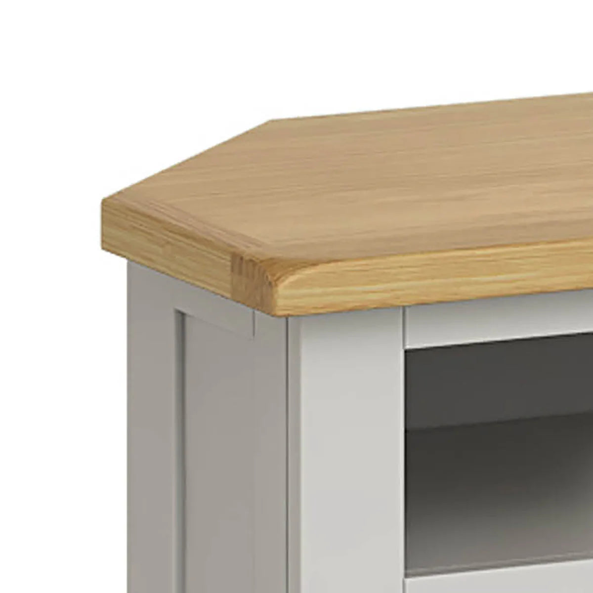 Best Guildford Grey 90cm Corner TV Stand for Sale Online 