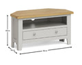 Best Guildford Grey 90cm Corner TV Stand for Sale Online - Blythe Living