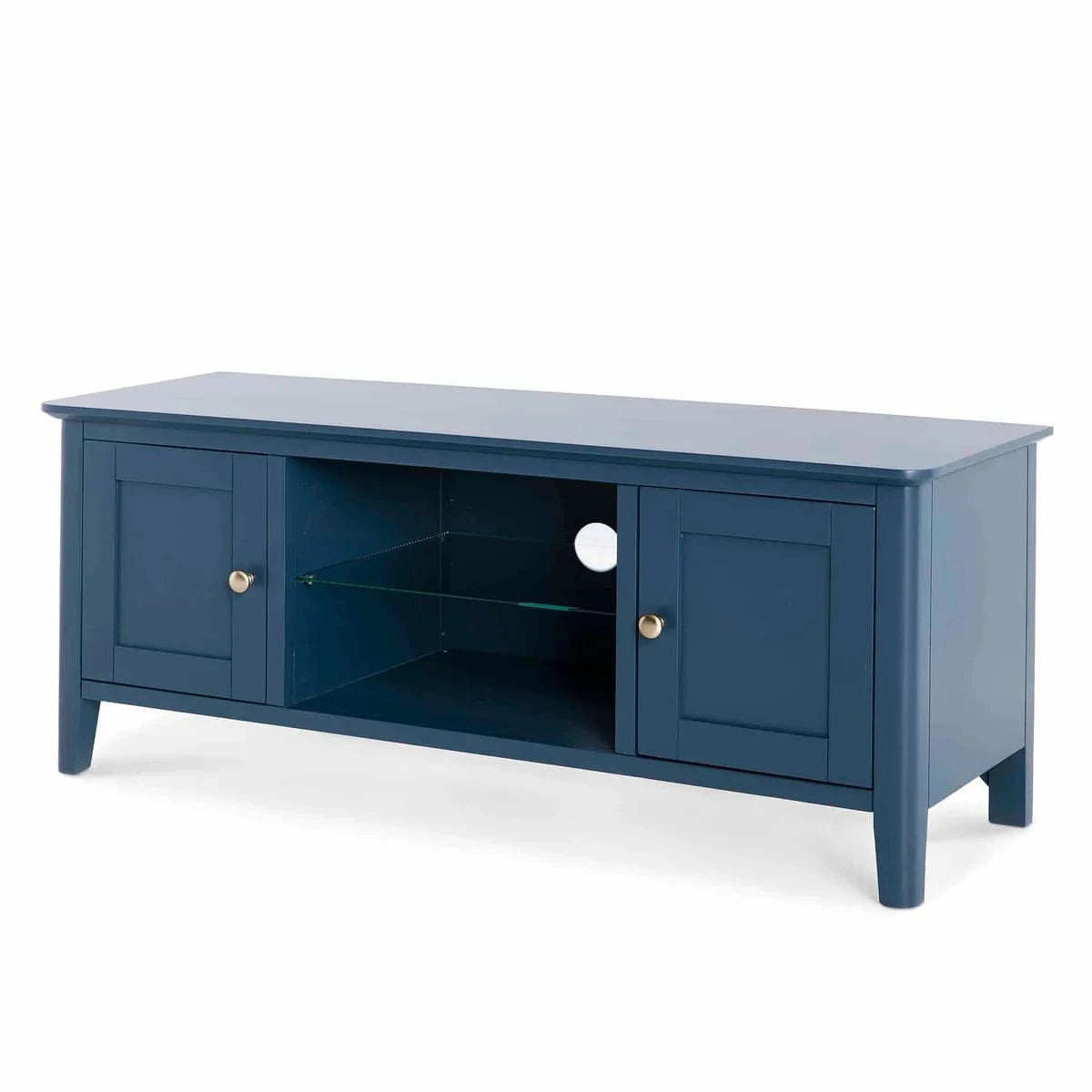 Best Harrogate Blue 120cm Large TV Stand