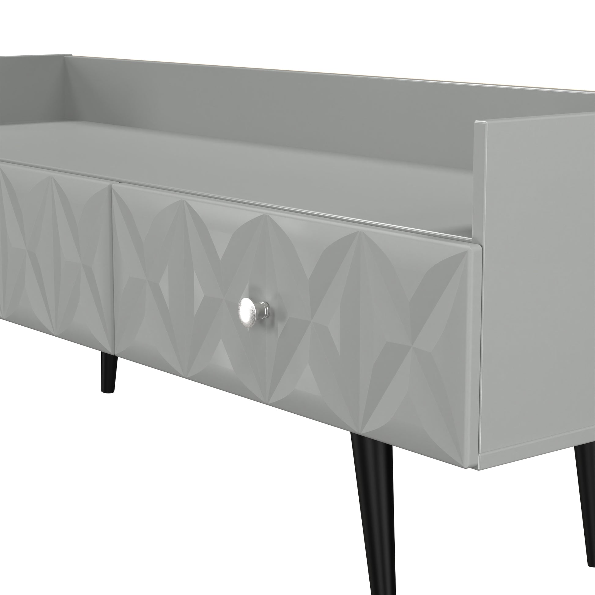 Best Pixel 2 Drawer Coffee Table in Dusk Grey Colour