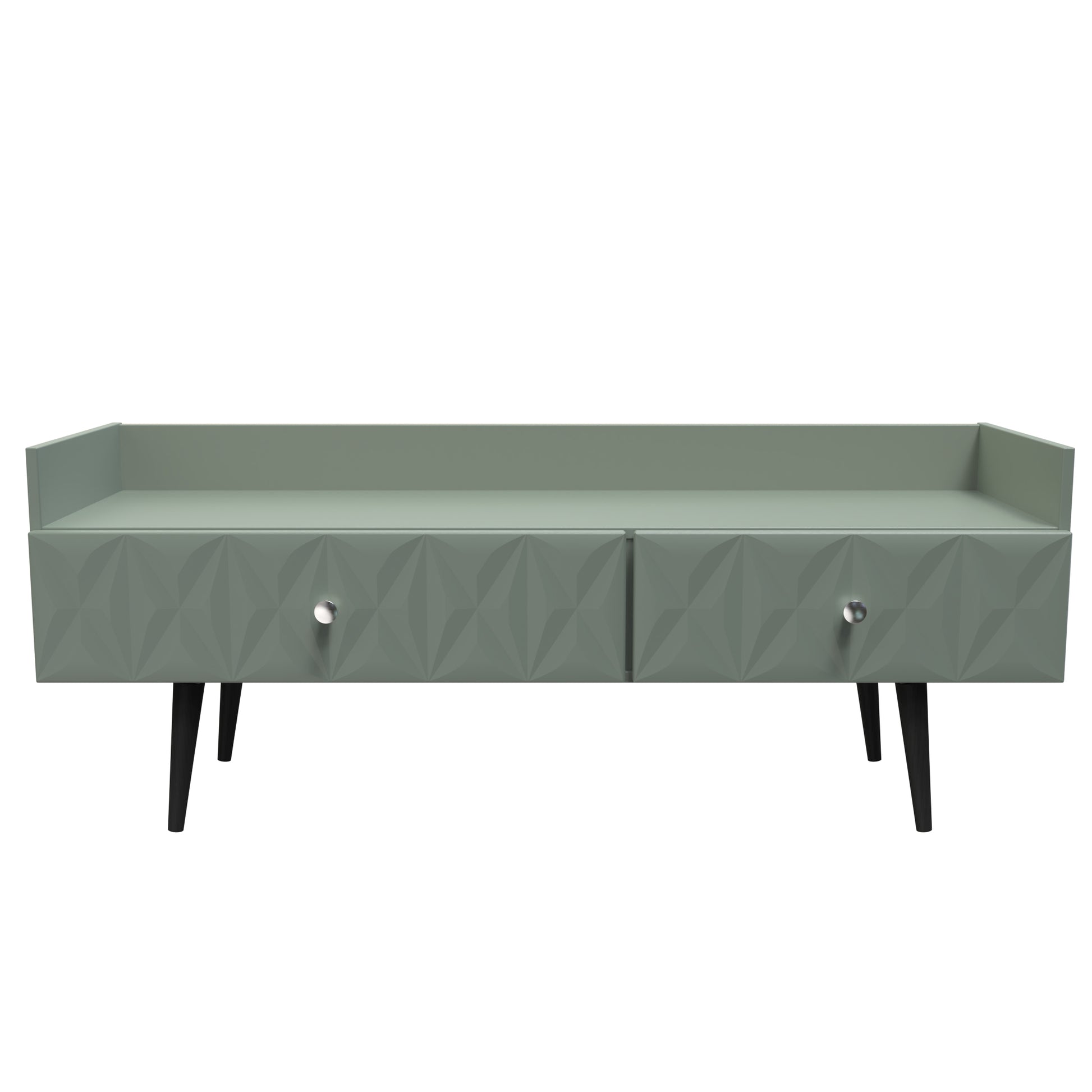 Best Pixel 2 Drawer Coffee Table in Reed Green Colour