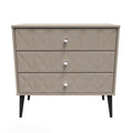 Best Pixel 3 Drawer Chest in Mushroom Matt Colour