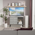 Best Pixel 3 Drawer TV Unit in Dusk Grey for Sale 