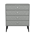Best Pixel 4 Drawer Chest in Dusk Grey Colour