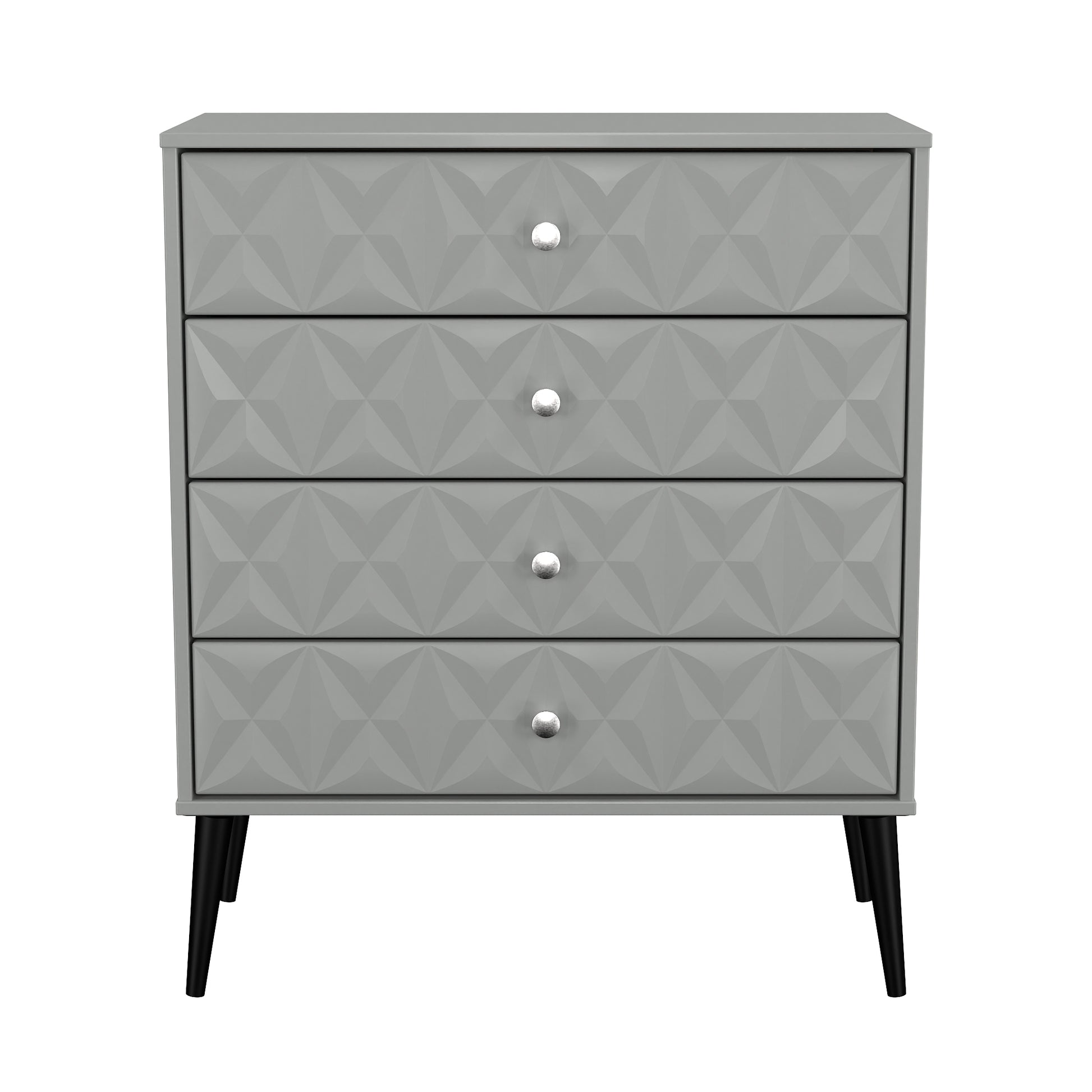 Best Pixel 4 Drawer Chest in Dusk Grey Colour