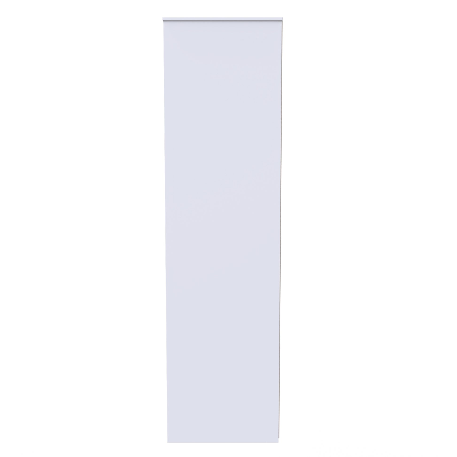 Best Pixel Tall Plain Wardrobe in Indigo Blue and White Matt 