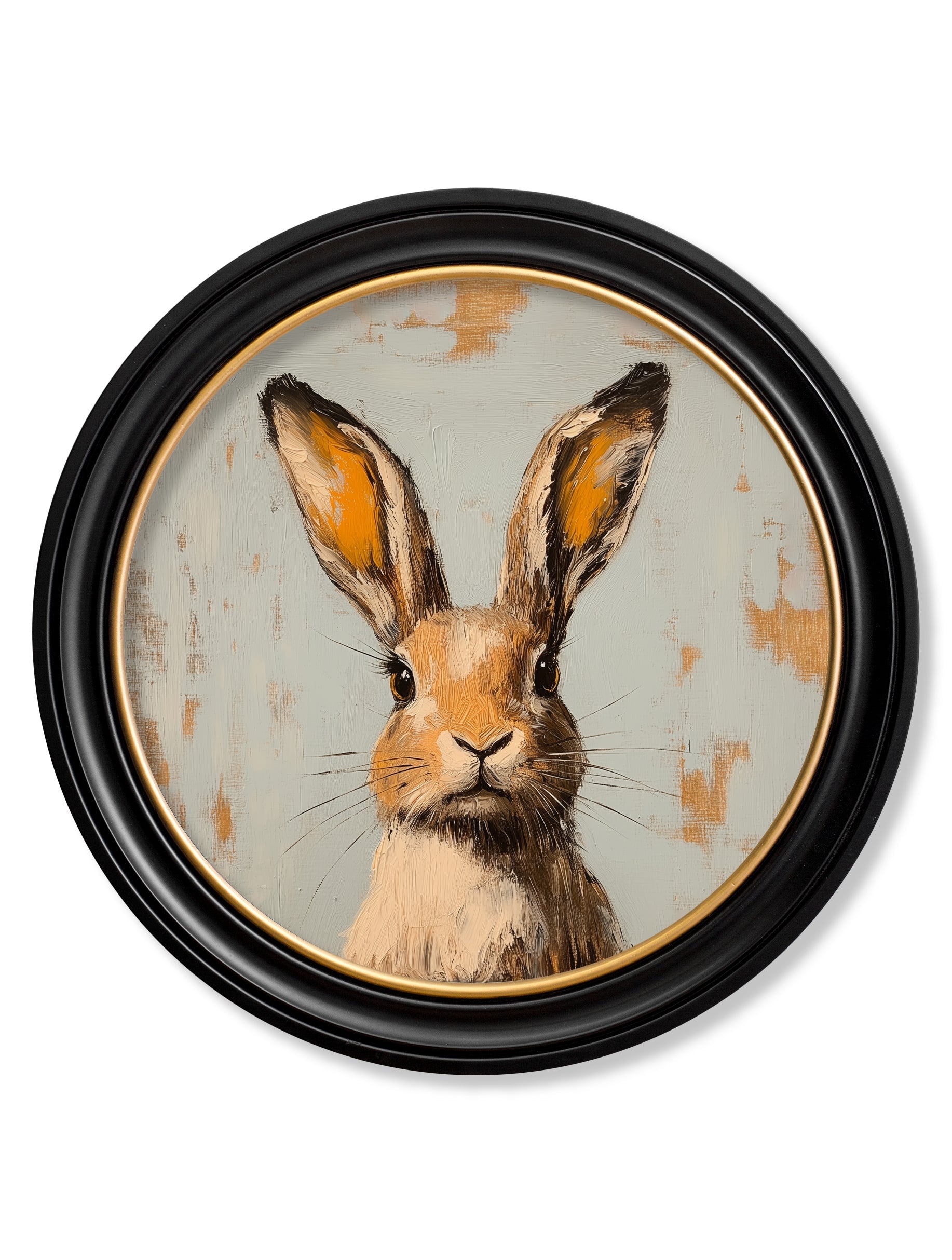Best Price for Hand-Assembled Fox and Hare Round Framed Art Set