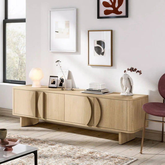 Best Quality Cara Oak Large TV Unit for Sale - Blythe Living