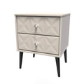 Best Quality Pixel 2 Drawer Bedside Cabinet in Kashmir Matt Colour