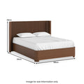 Best Soho Dark Oak Slatted Bed Frame for Sale Online