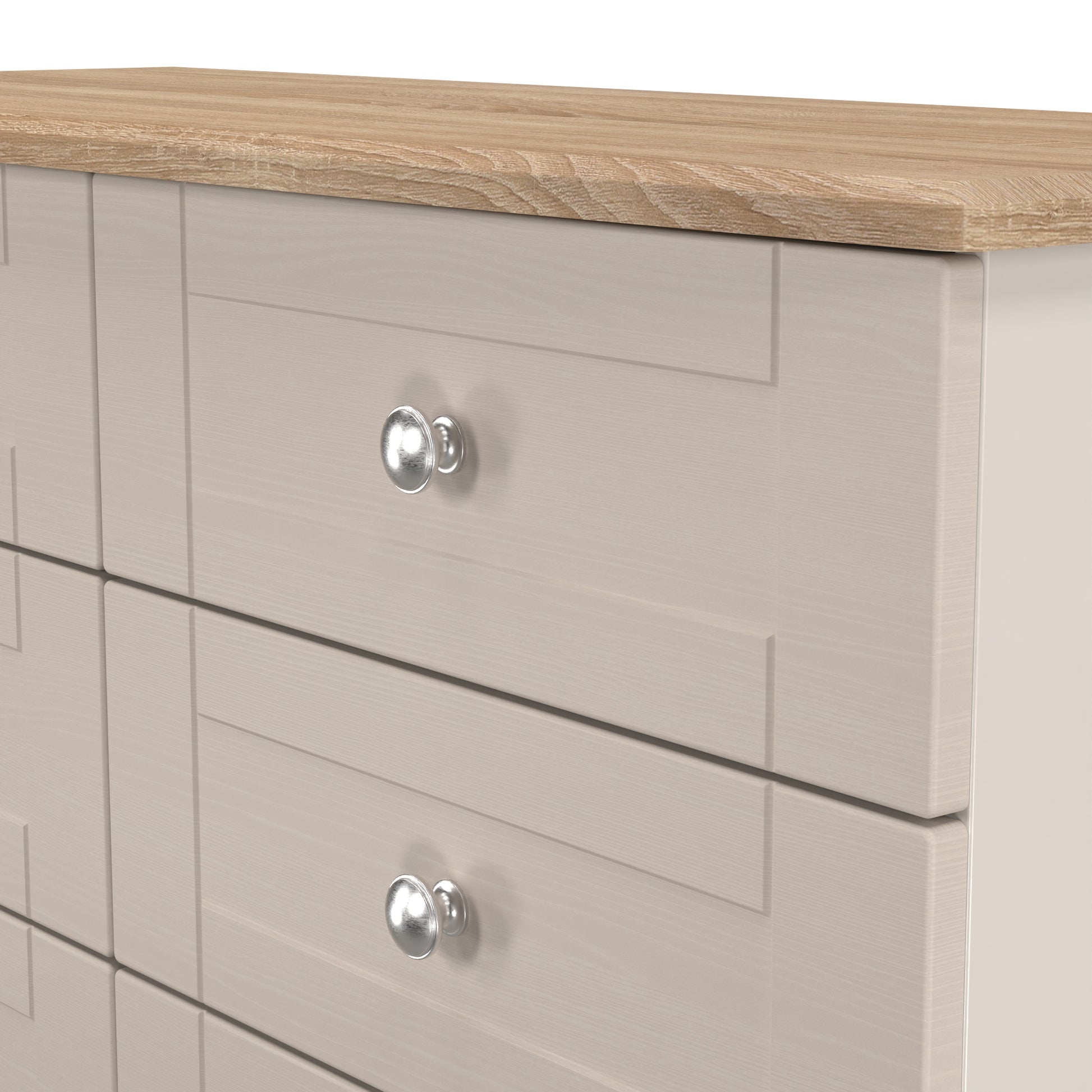 Best Sussex 6 Drawer Midi Chest in Kashmir Ash & Bardolino Oak