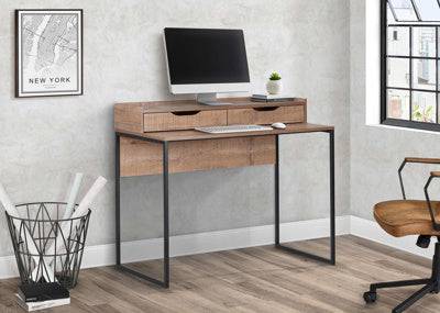 Best Urban 2-Drawer Office Desk Rustic Only - Blythe Living