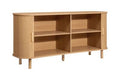 Best Value Axel Fluted Oak Cabinet for High-End Interior Design