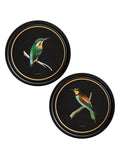 c.1870 Kingfisher and Bee Eater - Black - Blythe Living