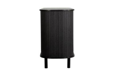 Blythe Living AXEL 2 DOOR FLUTED SIDEBOARD BLACK for Contemporary Decor