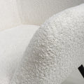 Bordeaux Textured Chenille Effect White Armchair Price and Deals