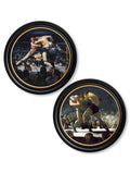 c.1900's George Bellows' Boxers - Round Frame - Blythe Living