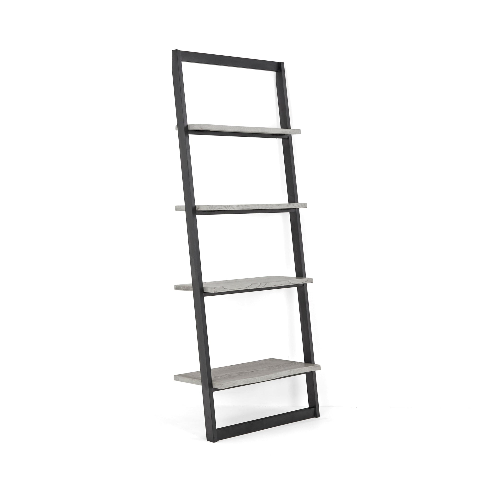 Brooklyn Oak Slim Ladder Bookcase - Blythe Living