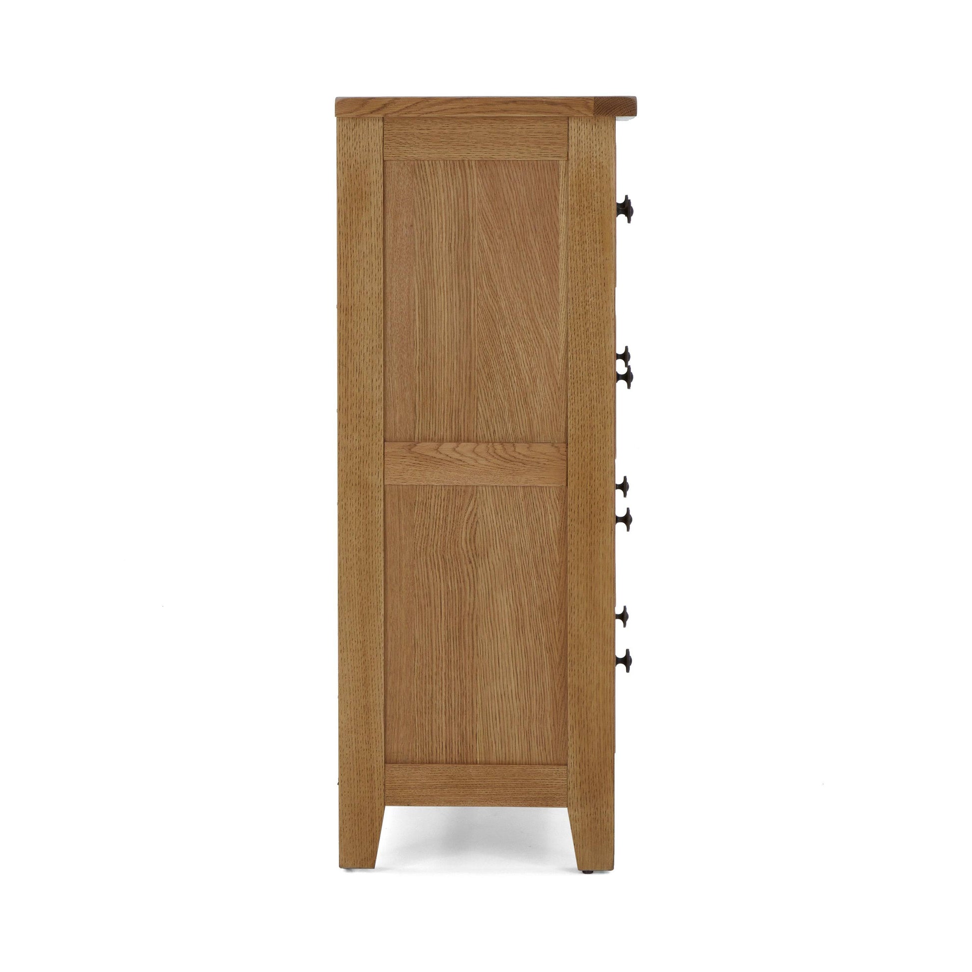 Burford Oak 2 Over 3 Drawer Chest for sale 5 drawer solid oak storage UK
