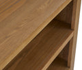 Burford Oak Rustic Solid Oak Small Bookcase 