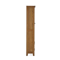 Burford Rustic Solid Oak Small Bookcase
