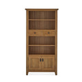 Burford Rustic Solid Oak Tall Bookcase