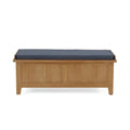 Burford oak storage bench for sale