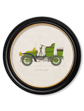Buy 1904 De Dion Bouton 8 in Round Frame vintage car print UK
