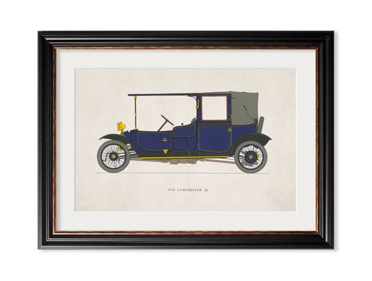 Buy 1910 Lanchester 28 hp framed print UK
