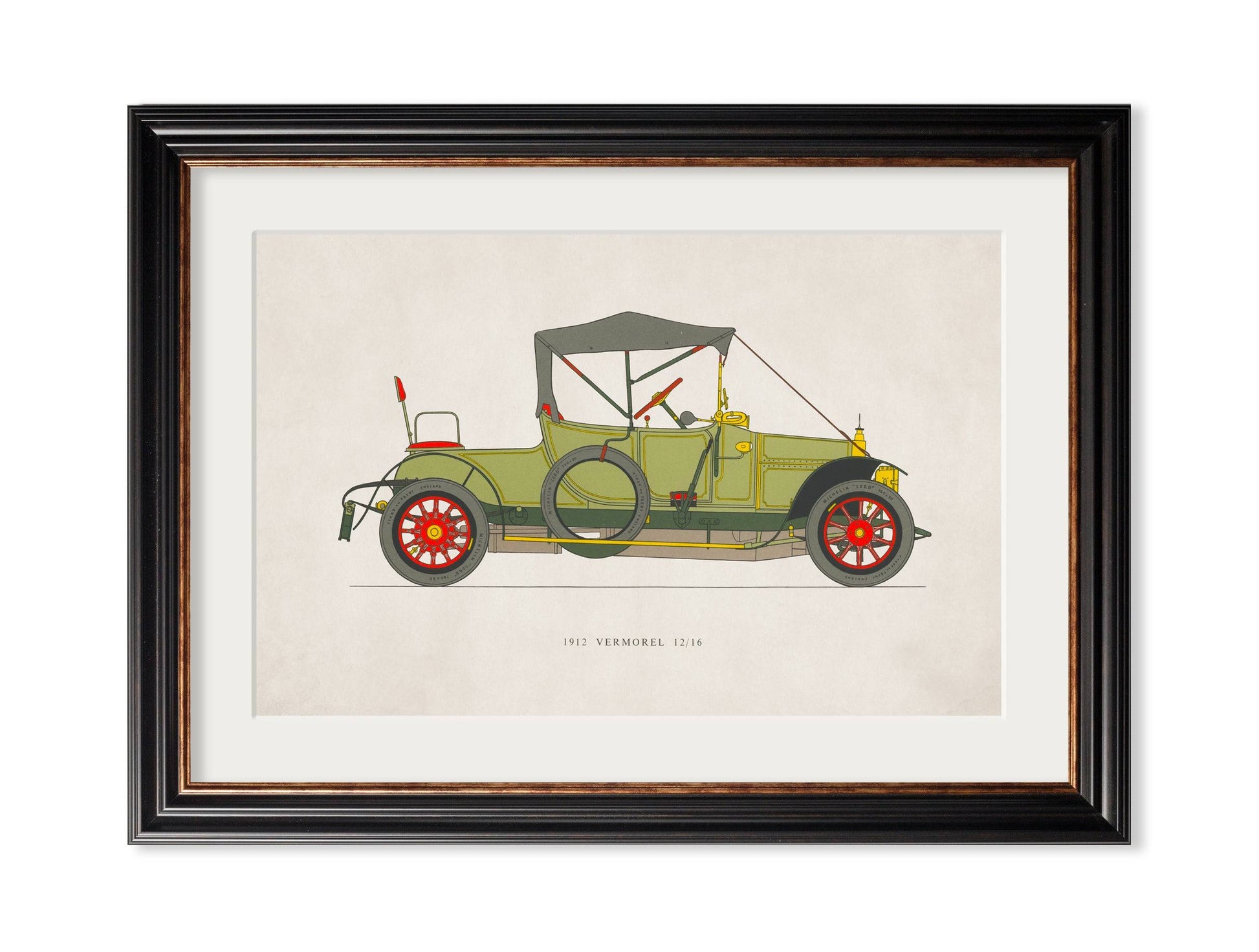 Buy 1912 Vermorel 12 16 hp framed print UK