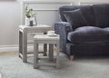 Buy Amsterdam Grey Oak Nest of 2 Tables Online - Blythe Living