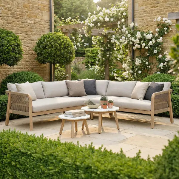 Buy Antigua Rope Weave Corner Sofa Set online UK today
