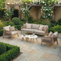 Buy Antigua rope weave 3 seat sofa set online
