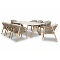 Buy Antigua rope weave chairs with double piped cushions
