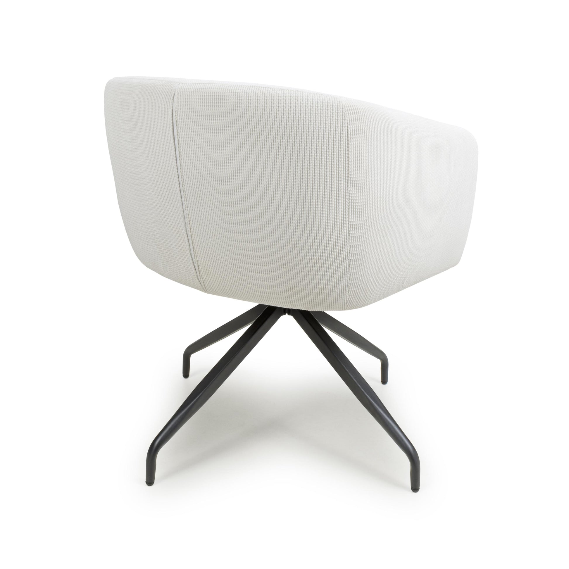 Buy Artemis Corduroy White Swivel Chair online UK