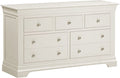 Buy Bordeaux 3+2 Drawer Chest Ivory wide bedroom storage UK
