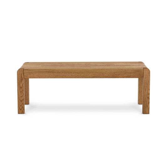 Buy British Bergen Oak Dining Bench solid oak seats 3 free UK delivery
