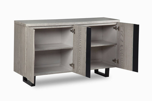 Buy Brooklyn Rustic Oak 3-Door Large Sideboard Fully Assembled