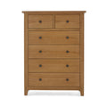 Buy Burford Oak 2 Over 4 Drawer Chest whitewash bedroom UK
