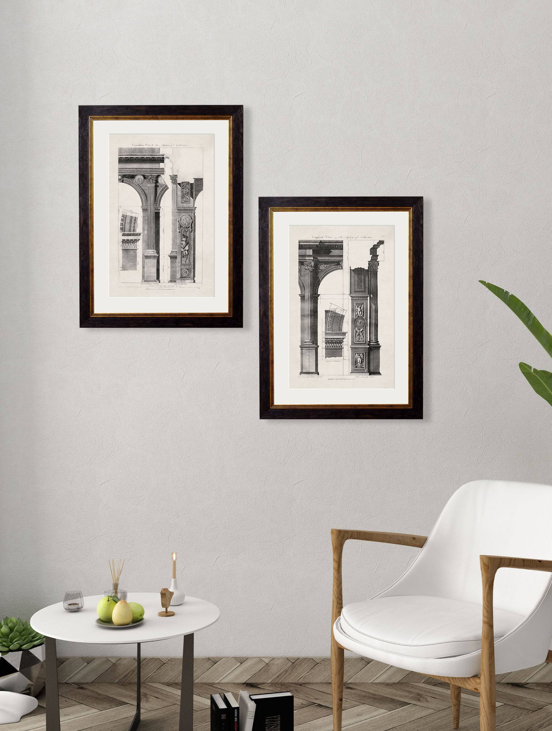 Buy C1796 Architectural Studies of Arches Art Print 