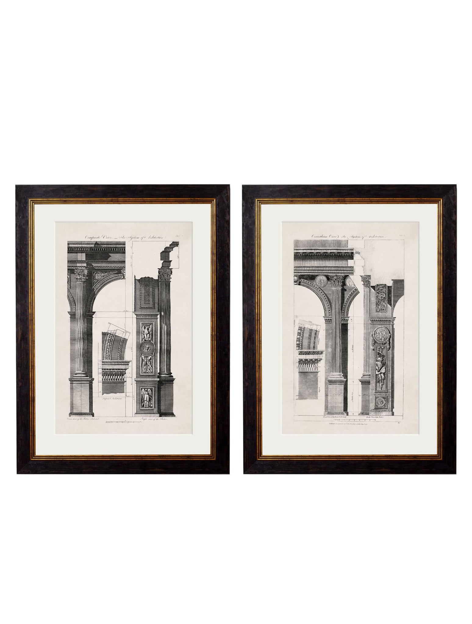 Buy C1796 Architectural Studies of Arches Art Print – Blythe Living