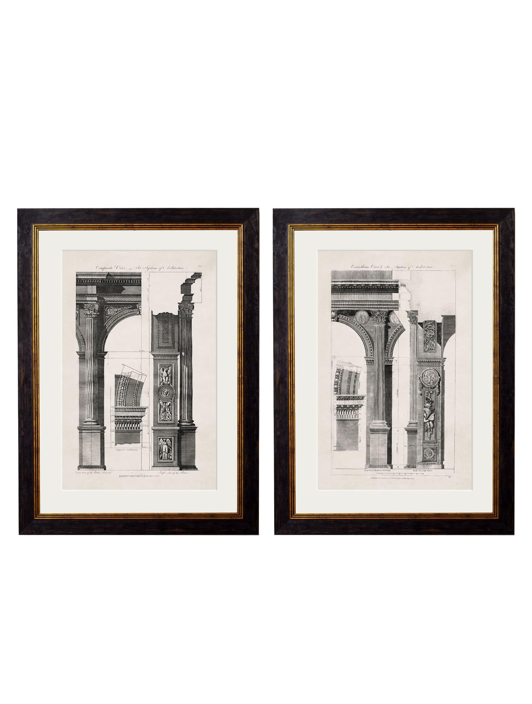 Buy C1796 Architectural Studies of Arches Art Print – Blythe Living