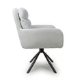 Buy Cassidy Corduroy White Swivel Chair online UK