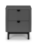 Buy Chloe 2 Drawer Bedside Modern Retro Bedside - Blythe Living